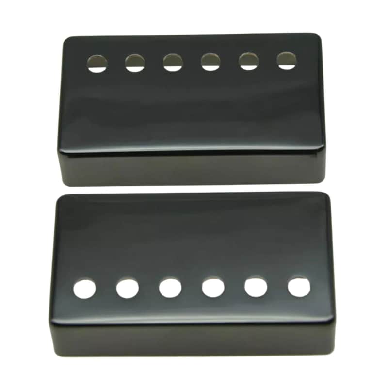 Humbucker Pickup Covers for Gibson - Black Nickel image 1