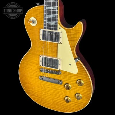 Gibson Custom Dealer Select 1959 Les Paul Brazilian Lemon Burst Light Aged w/case 96098 image 7