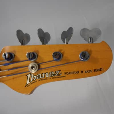 Ibanez Roadstar II RB650 bass 1985 Red with OHSC image 11