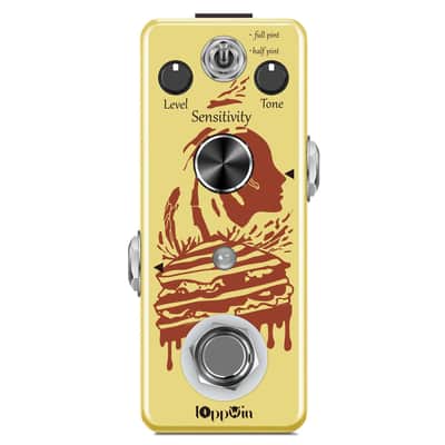 IOppWin Optical Compressor Pedal for Electric Guitar & Bass, Classic Analog Comp Effect with Smooth Attack & Decay, True Bypass, Mini Size Metal Housing image 6