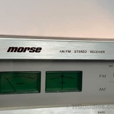 Vintage Morse 2500 Receiver - Fully Recapped & Serviced –Green VU Meters-1yr WRT image 8