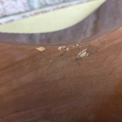 Vintage 1974 Fender Stratocaster Electric Guitar w/ Tweed Hardshell Case! Staggered Pole Pickups, Tuxedo Plastic! image 12