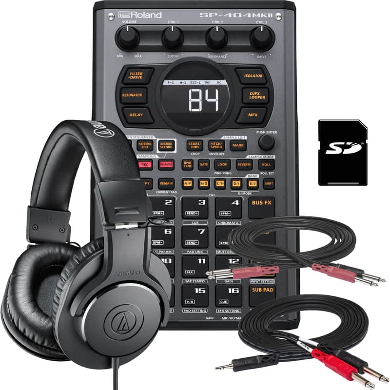 Roland SP-404MKII Creative Sampler and Effector STUDIO KIT image 1