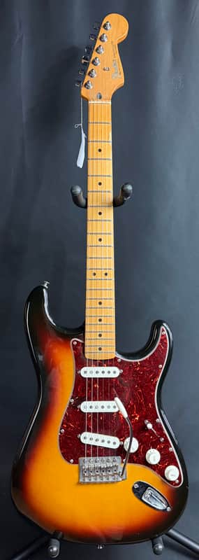 Fender Deluxe Roadhouse Stratocaster Electric Guitar Brown Sunburst w/ Gig Bag image 1