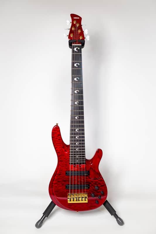 Yamaha TRBJP2 John Patitucci Signature 6-String Bass TRB-JP2 2021 - Transparent Dark Red Excellent Condition **SCOTT'S BASS LESSONS GIVEAWAY WINNER** image 1