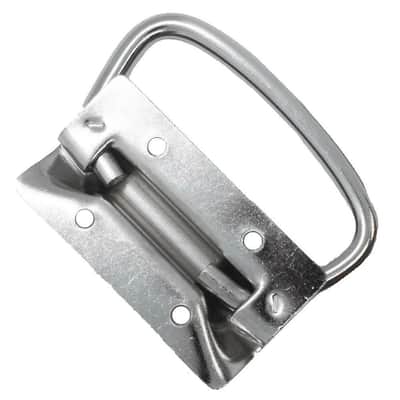2 Pack of Chrome Surface Mount PA DJ Chest Case Handles image 3