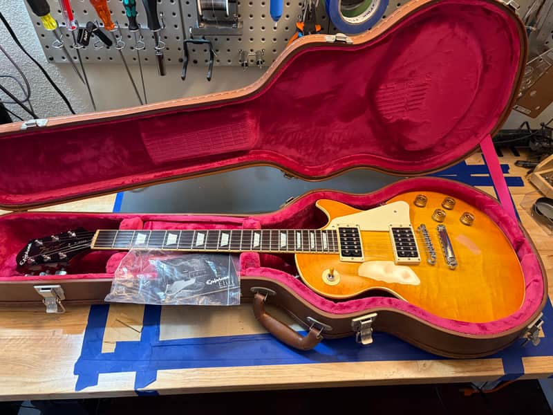 Epiphone Elite Les Paul Standard Plus MIJ 2002 - Honey Burst image 1
