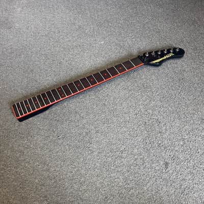 1980 Washburn Tour 24 Guitar Neck & Tuners  Red Bound Rosewood w/Red Dots image 1