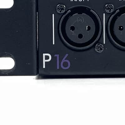 ART P16 Rackmount 16-Channel Balanced XLR Patchbay 2015 - Present - Black TGHM image 10