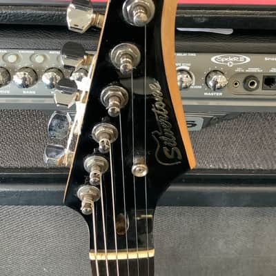 Silvertone STRAT STYLE GUITAR LATE 2000’s - BLACK image 7