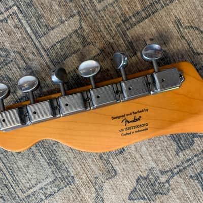 Fender Squier Telecaster 40th Anniversary Limited Edition 2022 - Vintage blonde with black binding image 12