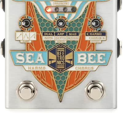 Beetronics FX Seabee Harmochorus Multi-chorus and Pitch Modulation FX Pedal - White image 1