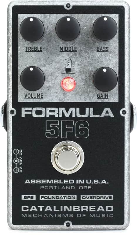 Catalinbread Formula 5F6 Tweed Bassman Overdrive Guitar Effects Pedal image 1