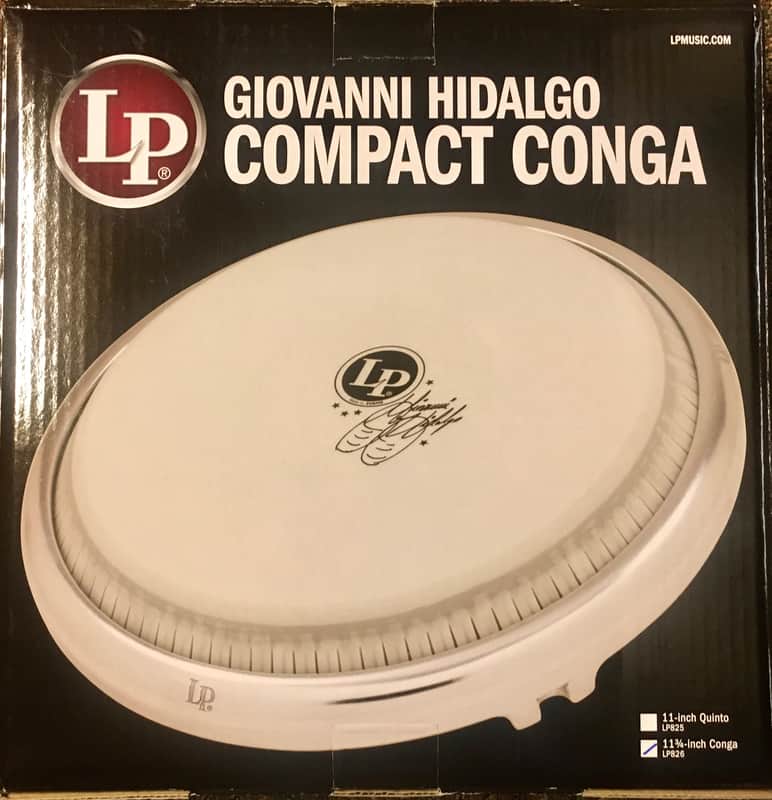Latin Percussion Giovanni Hidalgo Compact Congas 2022 - Chrome