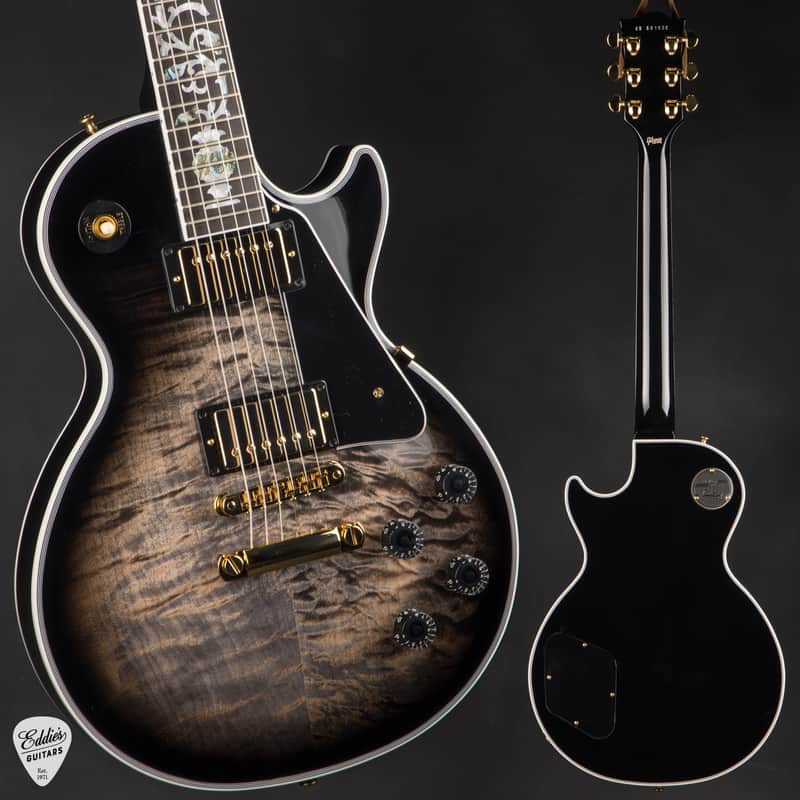 Gibson Custom Shop Dealer Select Les Paul Custom 5A Quilt "Tree Of Life" Cobra Burst #CS601600 image 1