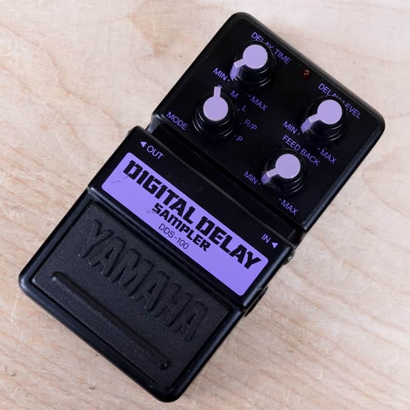 ギター YAMAHA DDS-100 Digital Delay Sampler Yamaha DDS-100 Digital Delay Sampler Pedal 1980s Black Made In