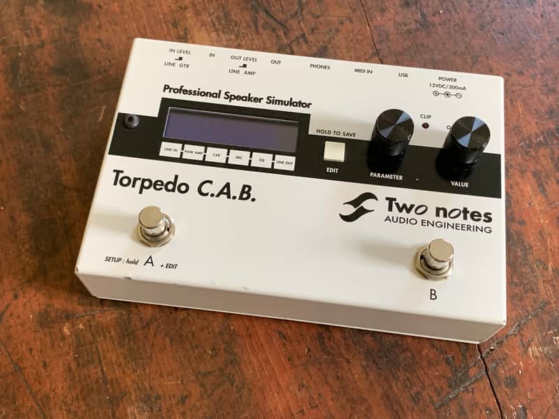 Two Notes Torpedo C.A.B. Speaker Simulator Pedal | Reverb