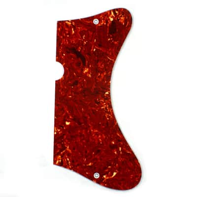 Custom Danelectro U2 Styel Guitar Pickguard ,4Ply Red Tortoise