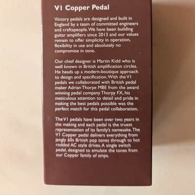 Victory Amps V1 The Copper 2022 - Present - Brown Copper image 8