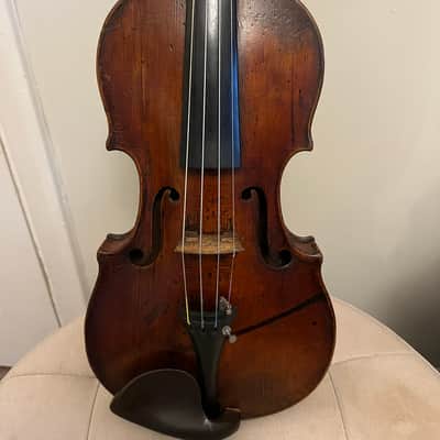 Beautiful Mittenwald c1870s 4/4 Full Size Antique Violin & Case - 'A. Smillie' image 3