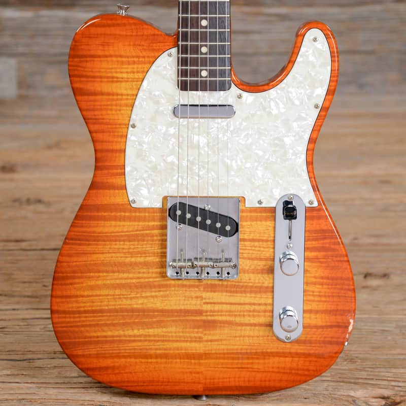 Fender Foto Flame Telecaster MIJ Foto Flame 1995 image 2