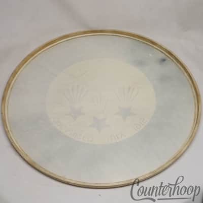 Leedy 28" Calf Skin Bass Drum Head Calfskin Maple Flesh Hoop 30s USA Concert/Set image 2