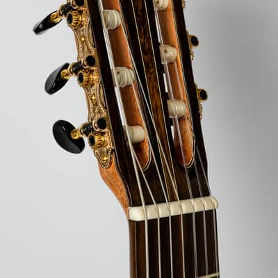 MADE TO ORDER Classical Guitar 7 strings Full Solid Woods Brazil Handmade Zorrer - French polish image 3