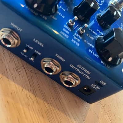 NuX NSS-5 Solid Studio IR and Power Amp Simulator 2010s - Blue image 3