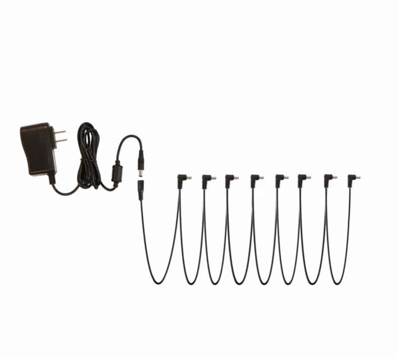Guitar Effects Pedal Power Supply 8-Way Daisy Chain image 1
