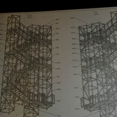 ROLLING STONES MANHATTAN   2005 STAGE PLANS. BIGGER BANG TOUR. ORIGINAL. COLLECTIBLE.  RARE. image 15