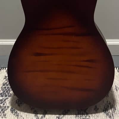 Lindell Vintage Parlor Acoustic Guitar 1960’s - Honey Burst image 5
