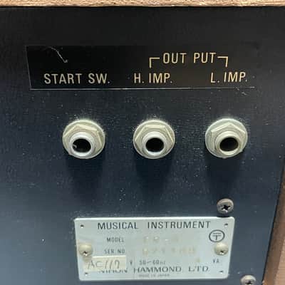 Ace Tone FR-6 Rhythm Ace Dead stock 1960s - Black / Wood image 9