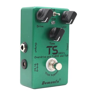 Demonfx TS Green Classic 2 in 1 Overdrive Booster Guitar Effect Pedal image 4