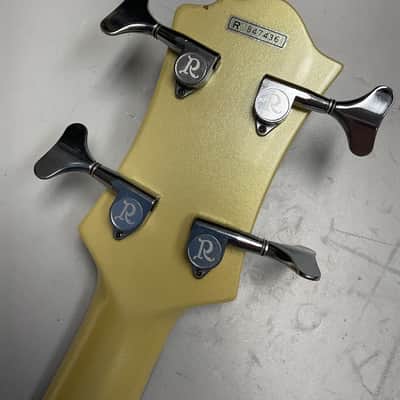 BC Rich MIJ NJ Warlock Bass White 1984 Moser Electronics W/OHSC image 8