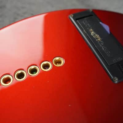 Fernandes ZO-3 Electric Guitar w/ Built-In Speaker, Gig Bag – Red – Made in Japan image 19
