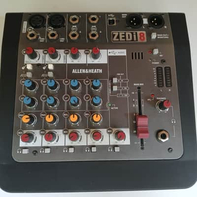 Allen & Heath ZEDi-8 Compact 8-Input Hybrid Mixer/USB Interface 2015 - Present - Black image 2