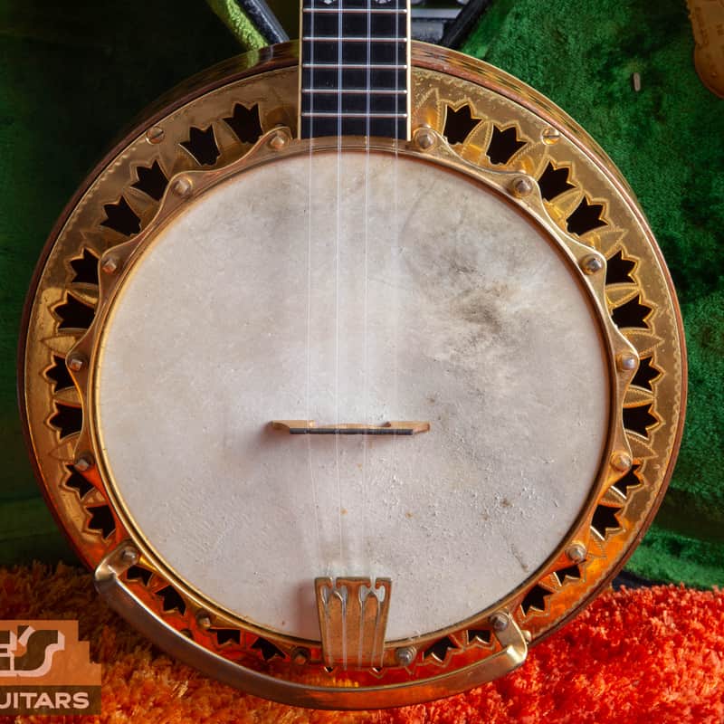 1920s Ludwig Deluxe Banjo Ukulele Gold