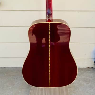 GIBSON HUMMINGBIRD ACOUSTIC/ELECTRIC GUITAR W/ K&K MINI PICKUP + CASE - 1971-72 image 11