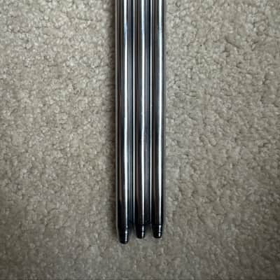 Premier Set of 3 Vintage Lokfast era Floor Tom Drum Legs - 18” Chrome 70s - Chrome image 10