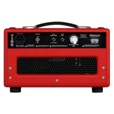 Tone King Gremlin All Tube 5 Watt Head Red Tolex image 8