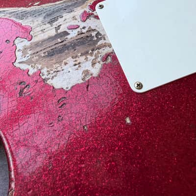 2026 Fender Custom Shop ‘57 Stratocaster SR25 Heavy Relic - Red Sparkle image 15