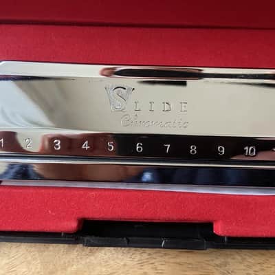 Stagg chromatic harmonica 2020s - chrome image 2
