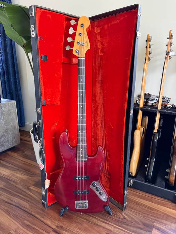 1962 Fender Jazz Bass (Refin) w/ 1964 Neck – Ex-Dr. Hook + Gold Record, Jackets & LOA image 1