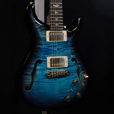 2024 PRS Wood Library Hollowbody II Piezo - Aquableux Purple Burst image 5