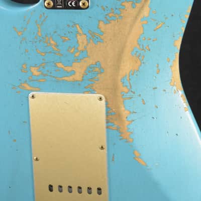 Mint Fender Limited Edition '58 Stratocaster Heavy Relic - Super Faded Aged Taos Turquoise image 12