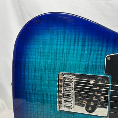 Fender Limited Edition Player Telecaster Plus Top Electric Guitar MIM - Made in Mexico - Blue Burst image 4