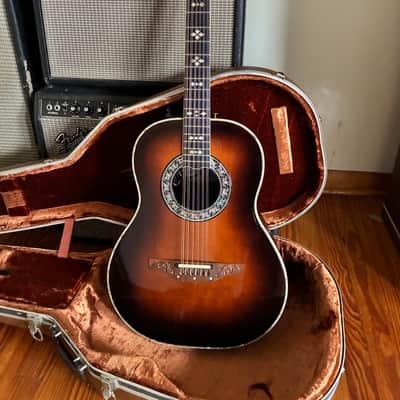 1981 Ovation 1658 Custom Legend 12-String  - Sunburst image 4