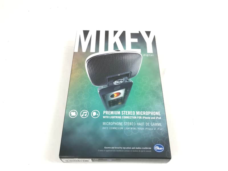 Blue Microphones Mikey Digital Condenser Microphone - Black For iphone image 1