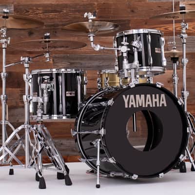 Yamaha Recording Custom (9000) 3 Piece Drum Kit, Piano Black (Pre Loved) Bild 2