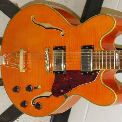 JAY TURSER*JT-142*FAT BODY-FULLY HOLLOW-DOUBLE CUTAWAY-ES-150*ROCKABILLY GUITAR image 4
